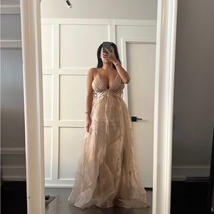 Tulle maxi dress. Great for prom or weddings